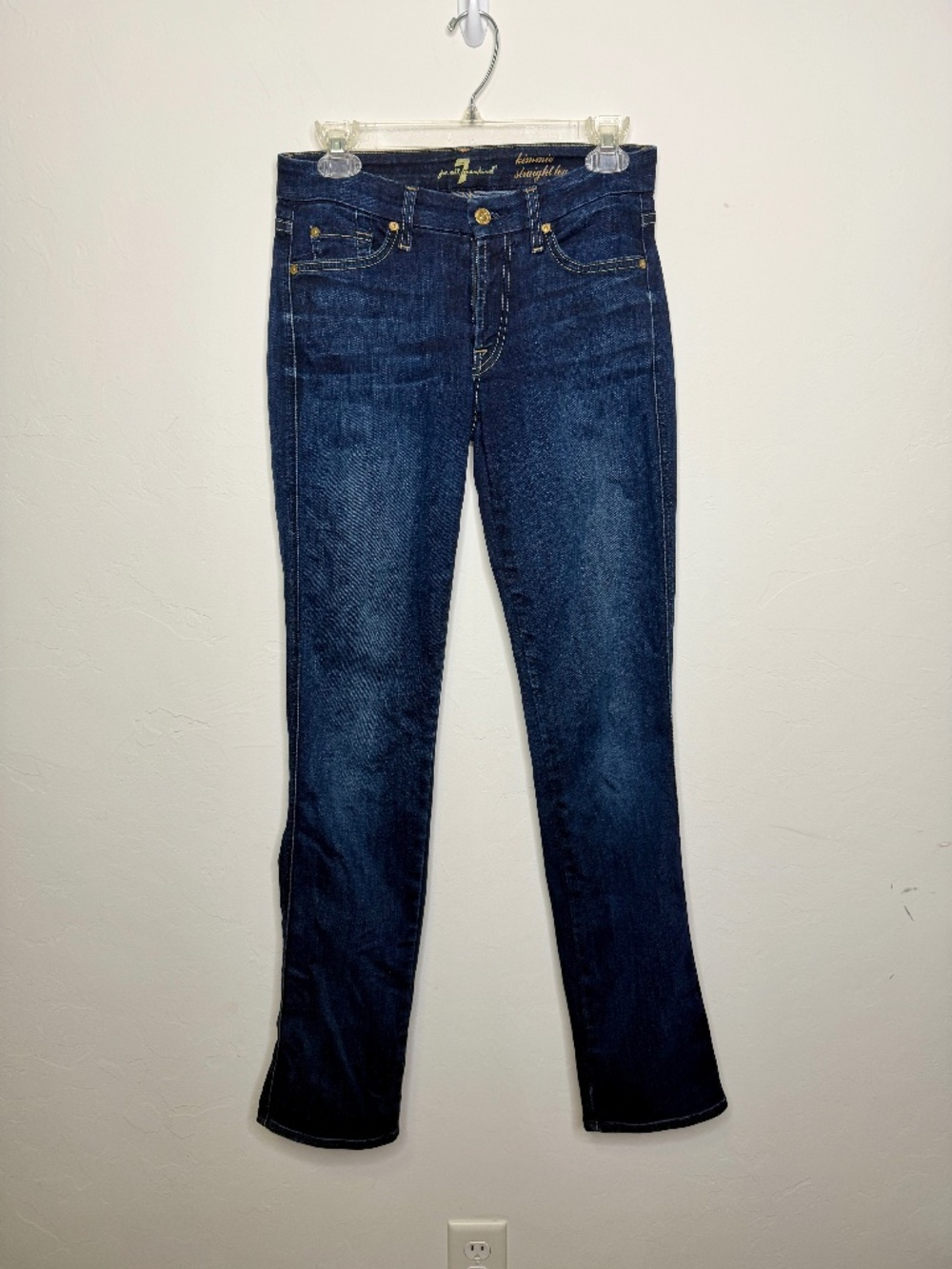 7 for All Mankind Kimmie Straight Leg Denim Jeans